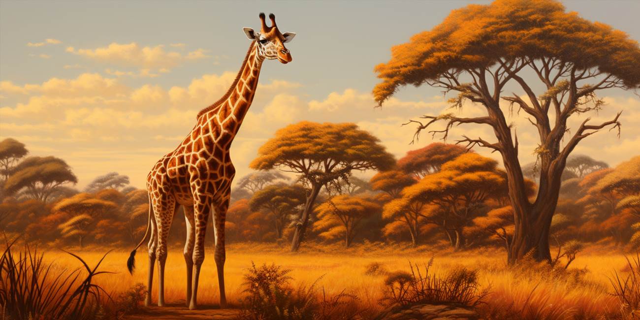 Cum arată o girafă?